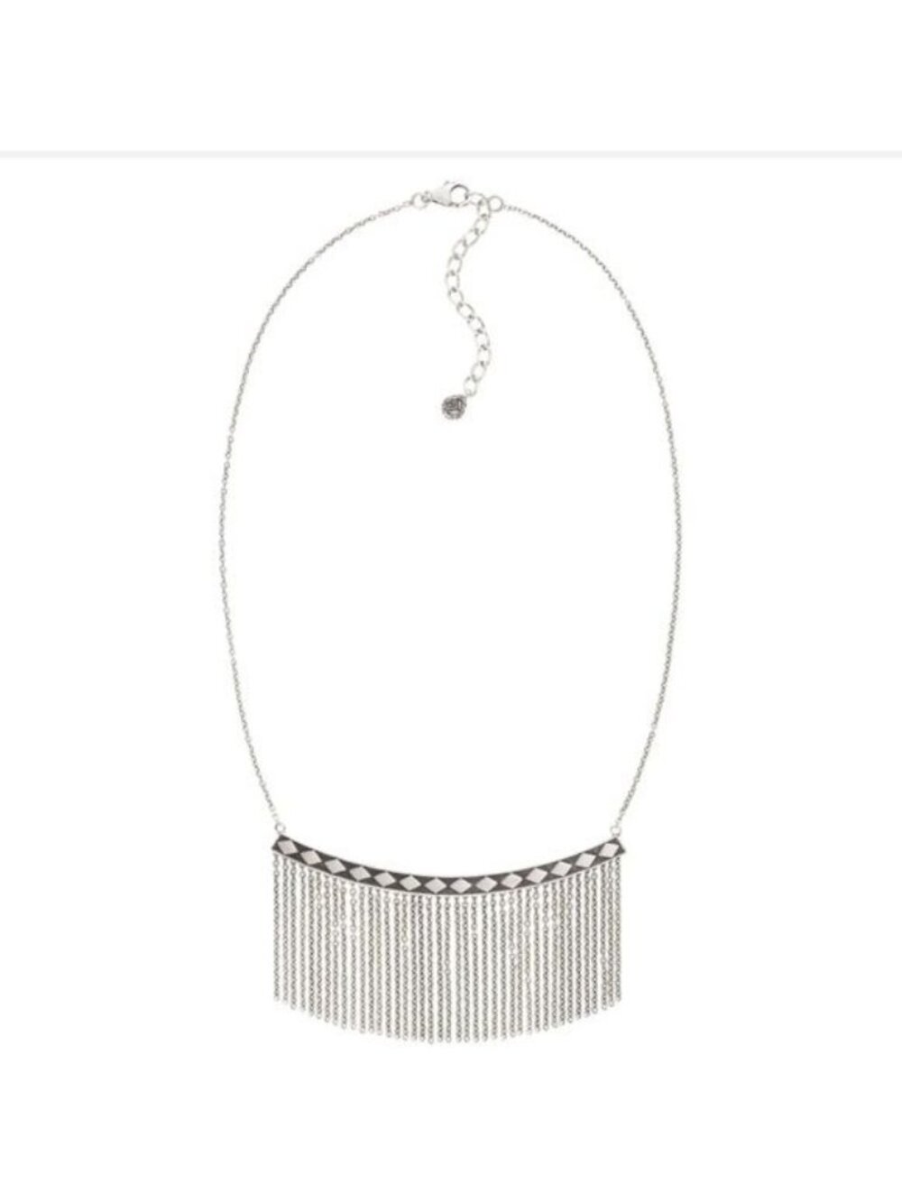 SILPADA Geo Fringe Necklace N3522 Sterling Silver New